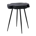 KOVIL-4 Coffee Table +/-45x35x53cm Acacia Black/Steel Black