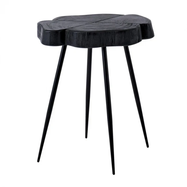 KOVIL-4 Coffee Table +/-45x35x53cm Acacia Black/Steel Black