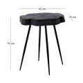 KOVIL-4 Coffee Table +/-45x35x53cm Acacia Black/Steel Black