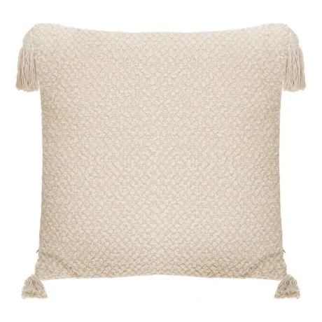 CRΘME FABRIC PILLOW WITH TASSELS 43X43CM