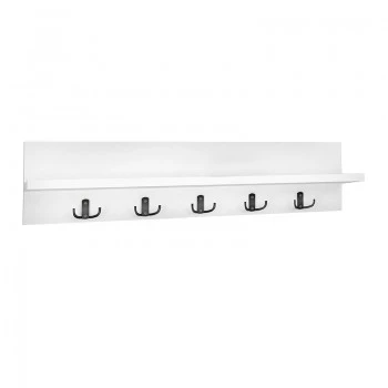 Kery Megapap melamine wall hanger in white color 80x11x18cm.