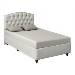 Lanse I pakoworld single bed in crem shade 120x200cm