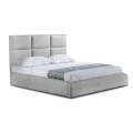 MAXIM Bed 160x200cm Grey Stone Fabric