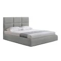MAXIM Bed 160x200cm Grey Stone Fabric