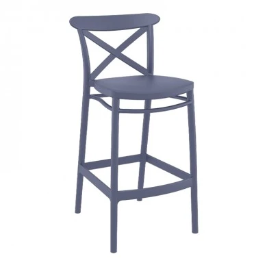 ΚΡΟΣ ΣΚΑΜΠΟ 65εκ.(Σ4)DARK GREY ΠΟΛ/ΝΙΟΥ - 20.0616