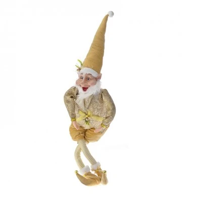 XMAS GOLD ELF 120CM