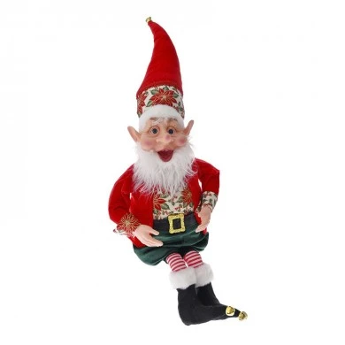 XMAS RED GREEN ELF 90CM
