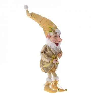 XMAS GOLD ELF 90CM