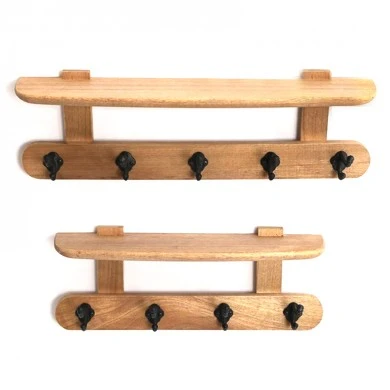 WOODEN WALL HANGER 65X15X20CM