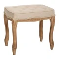 GRAY WOODEN STOOL 50X36X47CM