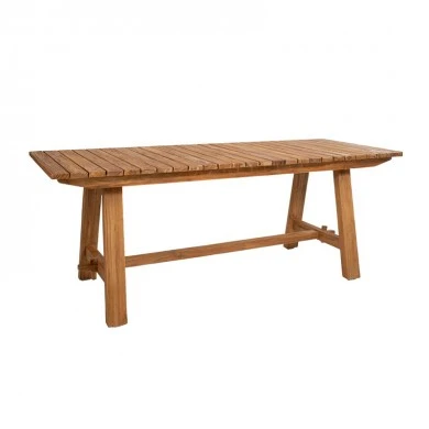 ΞΥΛΙΝΟ ΤΡΑΠΕΖΙ 220X75X78EK ΕΞΩΤΕΡΙΚΟΥ ΧΩΡΟΥ ΑΠΟ ΞΥΛΟ TEAK