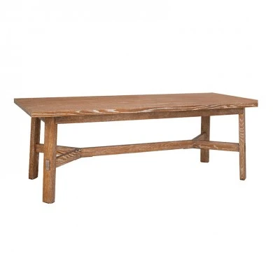 NATURAL OAK WOOD DINING TABLE 220X100X77CM