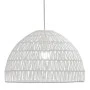 WHITE STRAW PENDANT CEILING LAMP D40Χ26CM