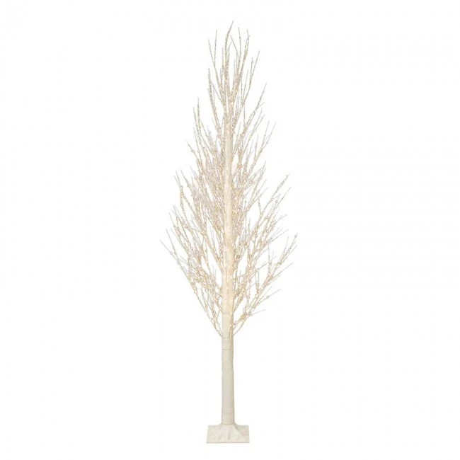 ΛΕΥΚΟ ΦΩΤΙΖΟΜΕΝΟ ΔΕΝΤΡΟ 150EK ΜΕ 750 LED ΛΑΜΠΑΚΙΑ ΘΕΡΜΟ ΛΕΥΚΟ ΣΕ ΛΕΥΚΗ ΜΕΤΑΛΛΙΚΗ ΒΑΣΗ 22X22EK