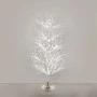 ILLUMINATED XMAS TREE 280CM WITH 1536 WARM WHITE LED ON WHITE METAL BASE