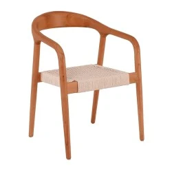 LEXY Armchair Walnut, Paper Rope LEXY Armchair Walnut, Paper Rope