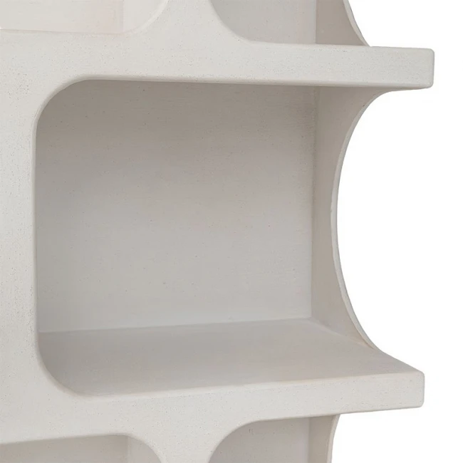 ΛΕΥΚΗ MDF ΡΑΦΙΕΡΑ  85Χ37Χ180ΕΚ
