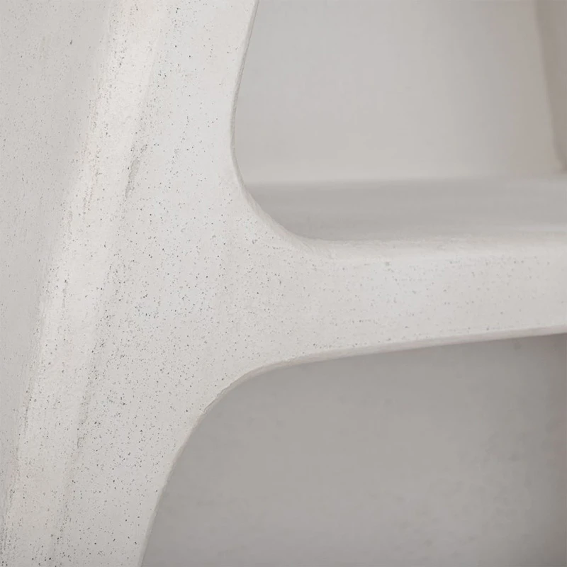 ΛΕΥΚΗ MDF ΡΑΦΙΕΡΑ ΜΕ ΚΩΝΙΚΟ ΣΧΗΜΑ 80Χ36Χ190ΕΚ