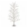 ILLUMINATED XMAS TREE 280CM WITH 1536 WARM WHITE LED ON WHITE METAL BASE