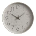 PLASTIC WALL CLOCK IN WHITE COLOR D30,5X4CM