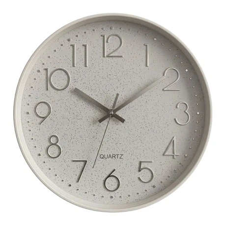 PLASTIC WALL CLOCK IN WHITE COLOR D30,5X4CM