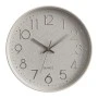 PLASTIC WALL CLOCK IN WHITE COLOR D30,5X4CM
