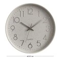PLASTIC WALL CLOCK IN WHITE COLOR D30,5X4CM