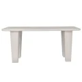 MDF DINNING TABLE IN WHITE COLOR 180X80X78CM