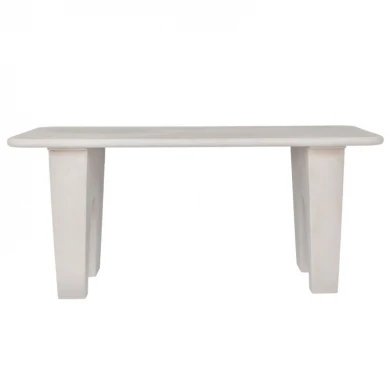 ΛΕΥΚΟ ΤΡΑΠΕΖΙ ΤΡΑΠΕΖΑΡΙΑΣ ΑΠΟ MDF 180X80X78EK (KD)