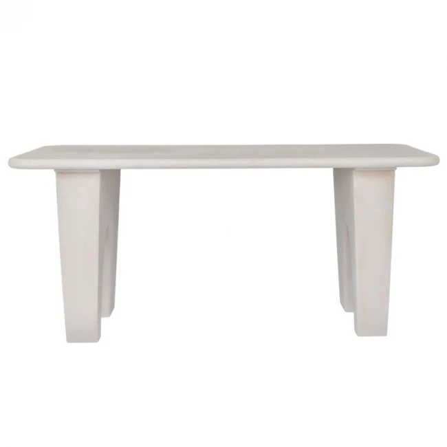 ΛΕΥΚΟ ΤΡΑΠΕΖΙ ΤΡΑΠΕΖΑΡΙΑΣ ΑΠΟ MDF 180X80X78EK (KD)