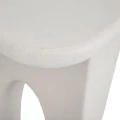 MDF DINNING TABLE IN WHITE COLOR 180X80X78CM