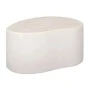 WHITE  MDF SIDE TABLE WITH IRREGULAR SHAPE 80X53X40CM