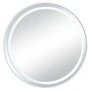 WHITE CIRCLE MIRROR WITH TOUCH SCREEN LED LIGHT D70CM