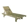 Ξαπλώστρα Lugano ξύλο ακακίας χρώμα pine 68x200x32εκ.