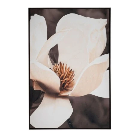 MAGNOLIA ΠΙΝΑΚΑΣ 83Χ123ΕΚ ME ΚΟΡΝΙΖΑ ΣΕ ΤΥΠΩΜΕΝΟ ΚΑΜΒΑ