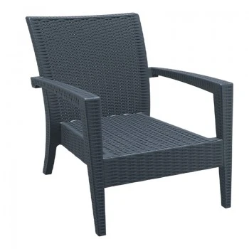 ΜΑΙΑΜΙ DARK GREY ΠΟΛΥΘΡΟΝΑ 72Χ76Χ89εκ. ΠΟΛ/ΝΙΟΥ - 53.0053