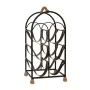 BLACK METAL WINE RACK FOR 6 BOTTLES 27X19,5X51CM