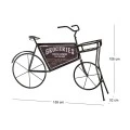 DECO BLACK METAL BICYCLE 159X52X106CM