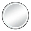 BLACK CIRCLE MIRROR TOUCH SCREEN LED LIGHT D70CM