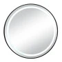 BLACK CIRCLE MIRROR TOUCH SCREEN LED LIGHT D70CM