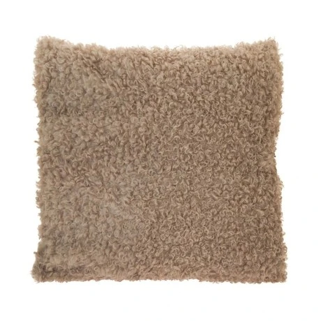DECO LIGHT BROWN CUSHION 43x43CM