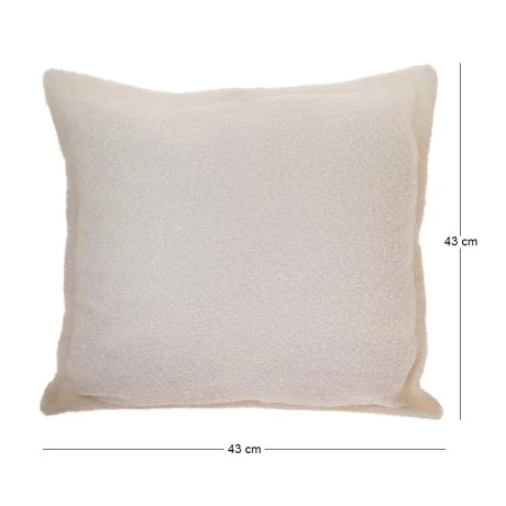 DECO CREAM CUSHION 43x43CM