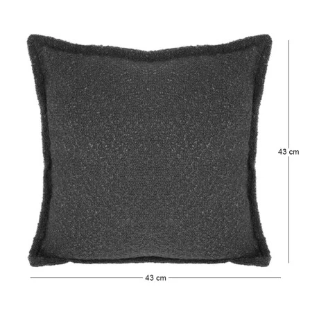 DECO GREY CUSHION 43x43CM