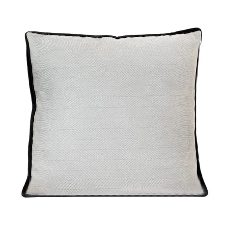 DECO GREY CUSHION 43x43CM