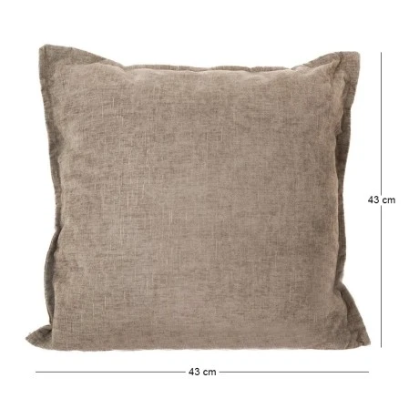 DECO BROWN CUSHION 43x43CM