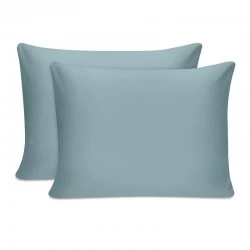 Μαξιλαροθήκες ύπνου Tonne Cotton Box Σετ 2 τμχ χρώμα μέντα 50x80εκ.