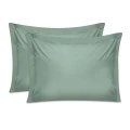 Μαξιλαροθήκες ύπνου Tonne Cotton Box Σετ 2 τμχ χρώμα πράσινο 50x80+5εκ.