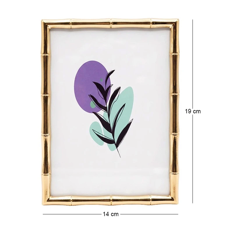 PLATED PHOTO FRAME IN GOLD COLOR 19X14CM