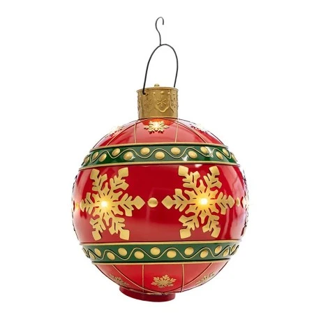 METAL CHRISTMAS BAUBLE D60X95CM