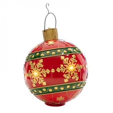 METAL CHRISTMAS BAUBLE D60X95CM